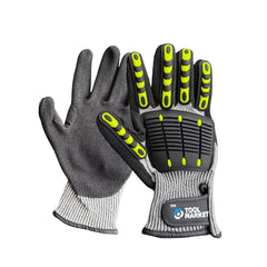 Anti-Impact TPR Cut-Resistant Gloves – Foam Coated for All Conditions