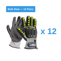Anti-Impact TPR Cut-Resistant Gloves – Foam Coated for All Conditions