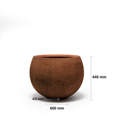 Corten Steel Botanic Bulbs Tree Planter - Tool Market