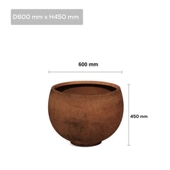Corten Steel Botanic Bulbs Tree Planter - Tool Market