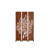 Corten Steel Dream Time Garden Screen Set - Tool Market