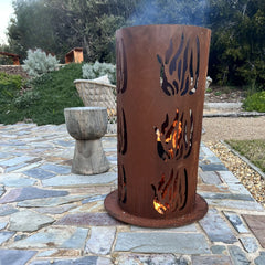 Corten Steel Ember Vault Fire Place - Tool Market