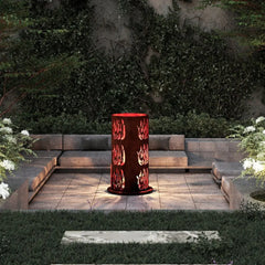 Corten Steel Ember Vault Fire Place Hover - Tool Market