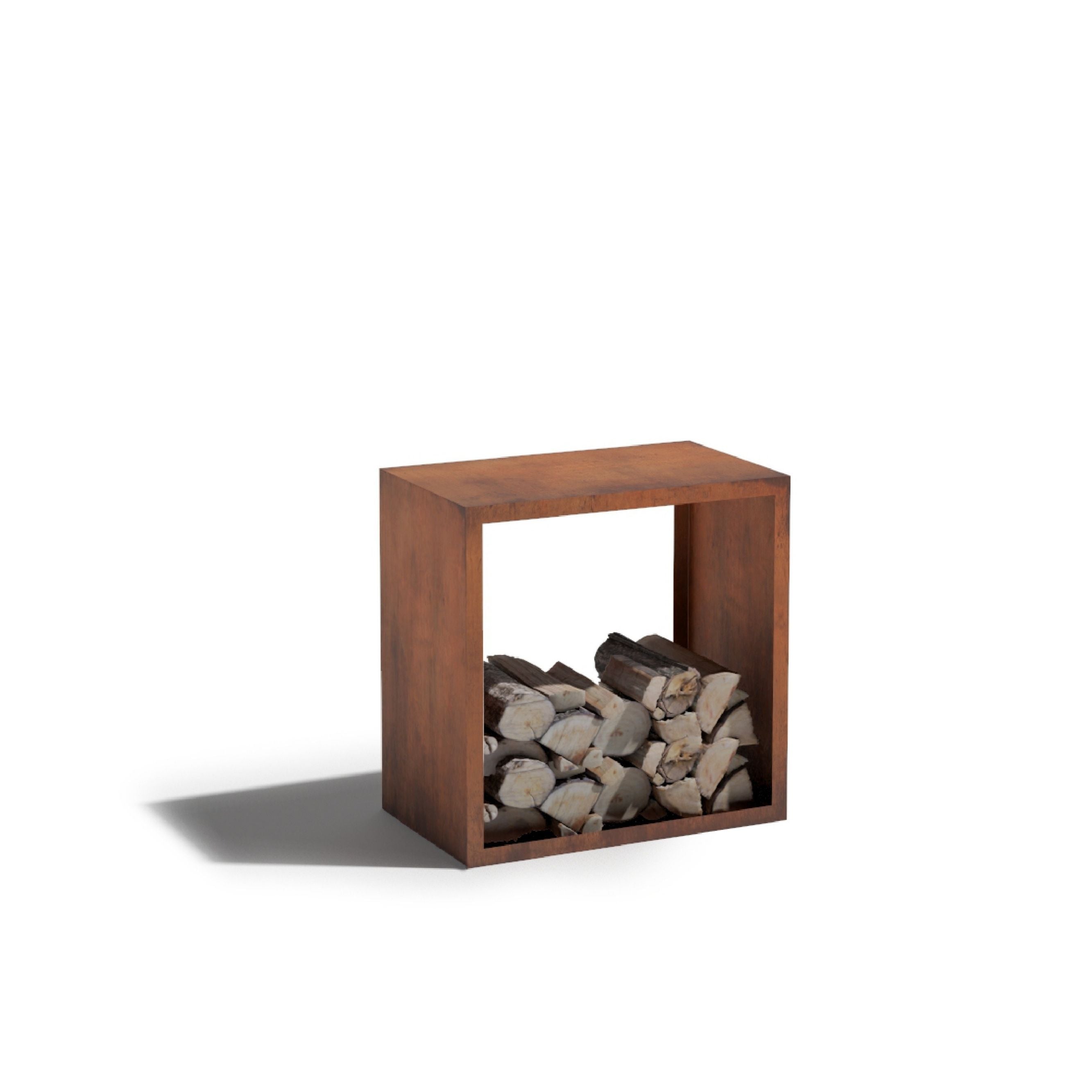 Corten Steel Haven Wood Box - Tool Market
