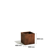 Corten Steel VitaSquare Petite Plant Pot - Tool Market