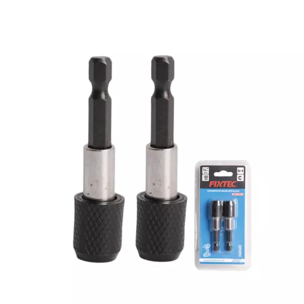 FIXTEC 2PC 6 mm Screwdriver Bit Holder With Release - FABH602 - Tool Market