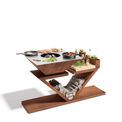 Corten Steel Ceaser BBQ - Tool Market