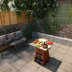 Corten Steel Gala BBQ