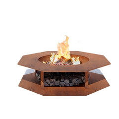 Corten Steel King Midus Fire Pit