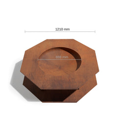 Corten Steel King Midus Fire Pit - Tool Market