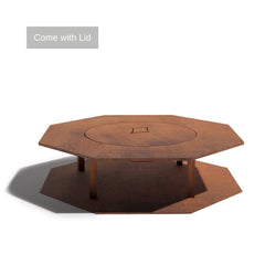 Corten Steel King Midus Fire Pit