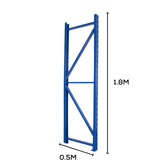 H1800 x D500 mm Steel Upright - 1 Piece - Tool Market