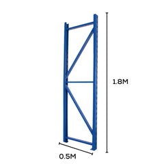 H1800 x D500 mm Steel Upright - 1 Piece - Tool Market