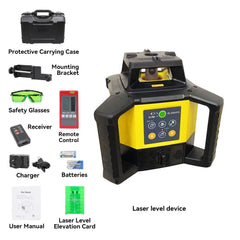 Spencer Western ProLaser 360° Rotary Laser Level Kit with Receiver - Tool Market