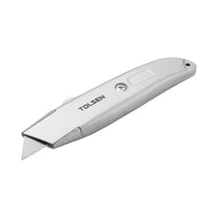Tolsen 30008 Sk5 Heavy Duty Utility Knife With Aluminium Alloy Body - Tool Market