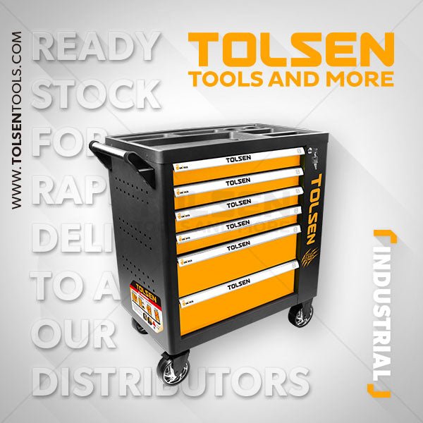 Tolsen 6 Drawer Roller Cabinet 80306 - Tool Market