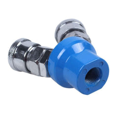 Fittings Air Hose Connector 1/4BSP 2 Way Pass Quick Coupler - Tool Market