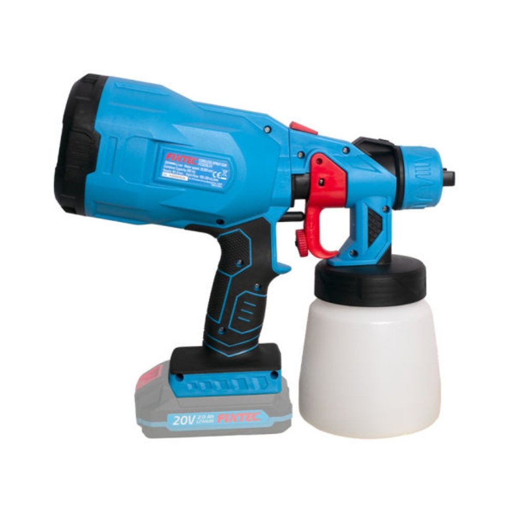 Fixtec 20V Li-Ion Cordless Spray Gun FCSG20LFX - Tool Market