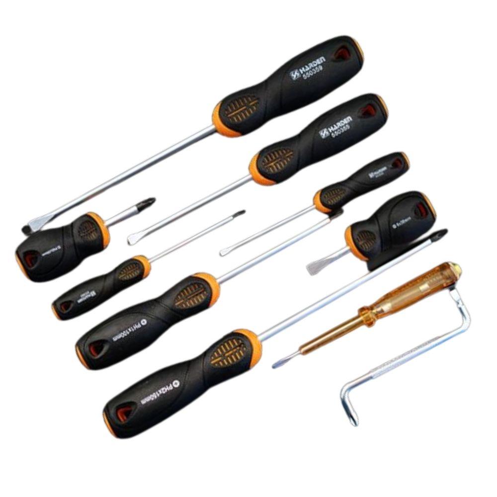 Harden 10 Piece Screwdriver Set 550395 - Tool Market
