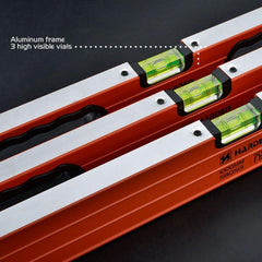Harden 1000mm Professional Aluminium Level With Rubber Handle 580513 - Tool Market