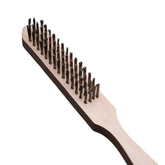 Harden 4 Row Stainless Steel Brush With Wood Handle 611554 - Tool Market