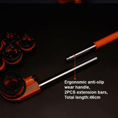 Harden 9 Piece Pipe Threading Set 600871 - Tool Market