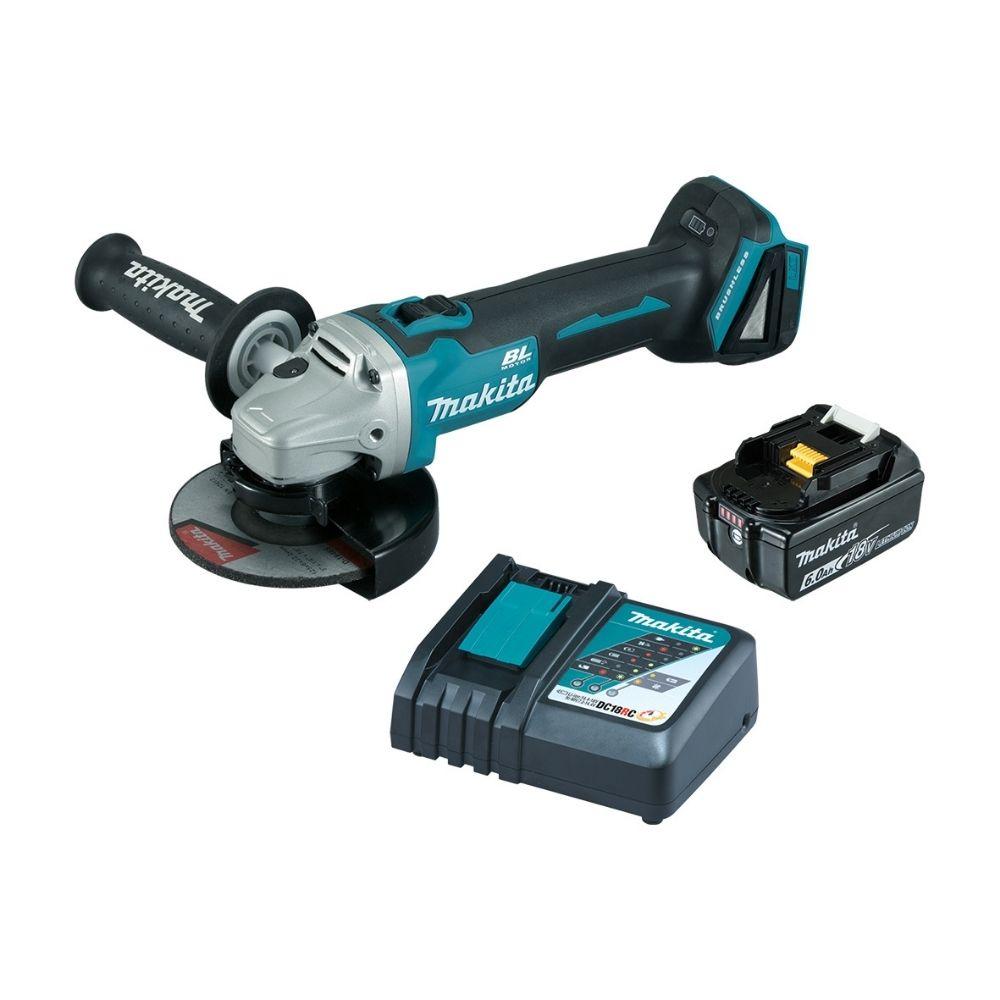 Makita DGA504RGX4 18V Brushless 125mm (5”) Angle Grinder Kit - Tool Market
