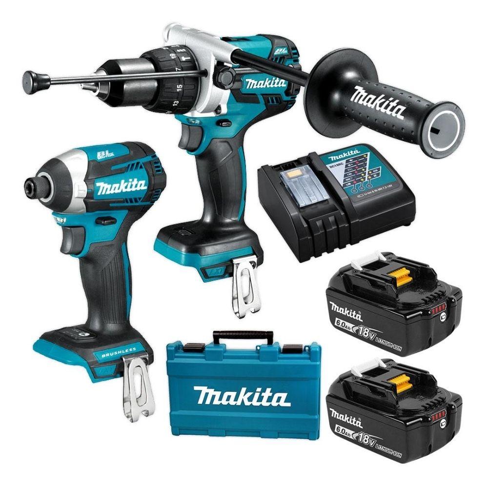 Makita 18v brushless 2 piece 2 x 3.0 online ah combo kit dlx2180x