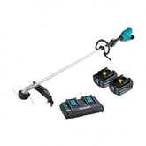 Makita DUR369LPG2 36V (18V x 2) 6.0Ah Li-ion Cordless Brushless Loop Handle Line Trimmer Combo Kit - Tool Market