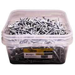 Spencer Western 12gx65mm Galvanised Decking Screw 1000Pcs & 2 Drive Bit - Tool Market