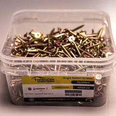 Spencer Western 14gx50mm Bugle Batten Hex Head Zinc Plated Screws 500Pcs/box + 2 Drive Bits - Tool Market