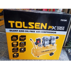 Tolsen 1HP/800W 24L Oil Free FX Ultra Silent Air Compressor - Tool Market
