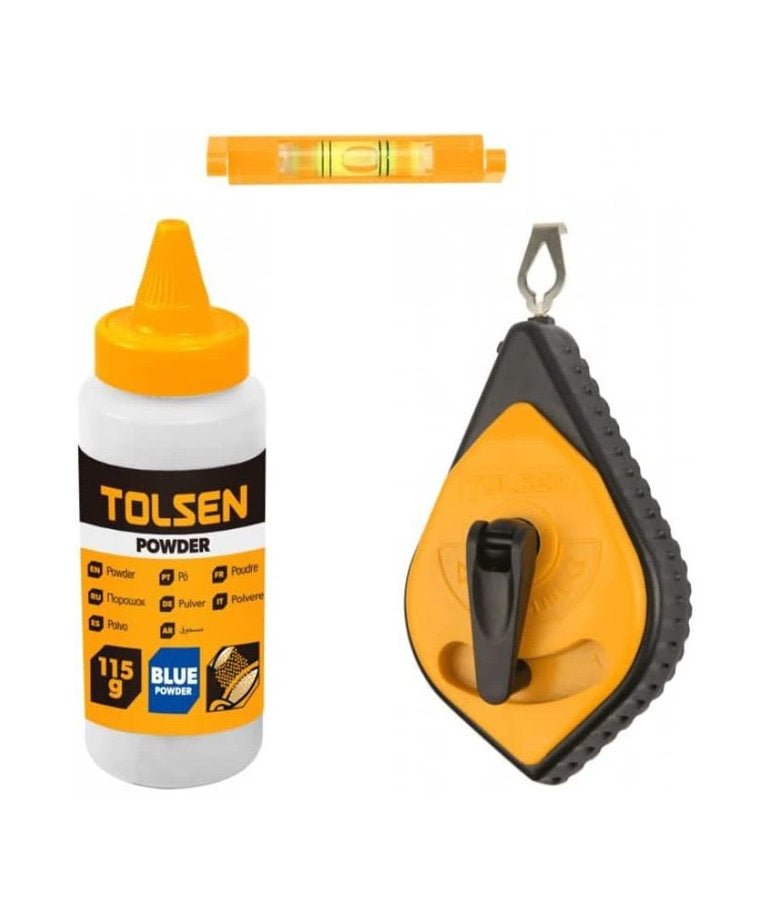 Tolsen 30M Chalk Line Reel Set 42013 - Tool Market