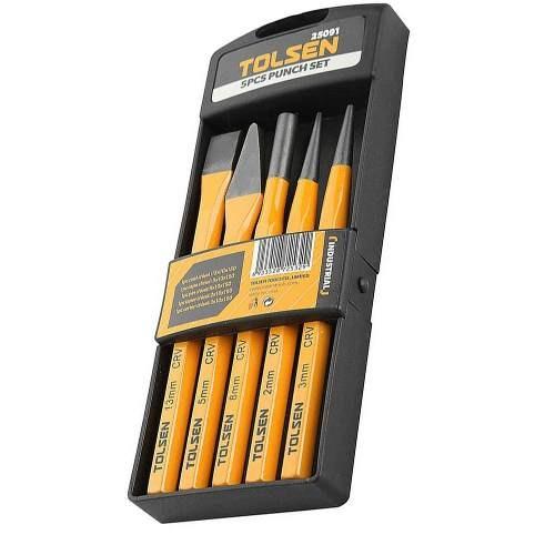 Tolsen 5 Piece Chisel and Punch Set - Tool Market