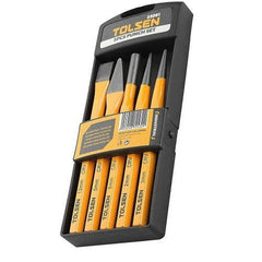 Tolsen 5 Piece Chisel and Punch Set - Tool Market