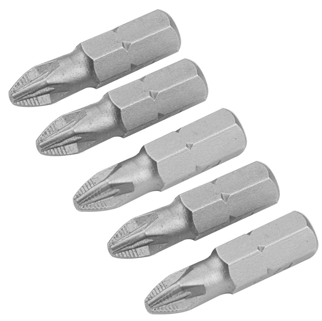 Tolsen 5 Piece PH2 25mm Industrial Screwdriver Bits Set - Tool Market