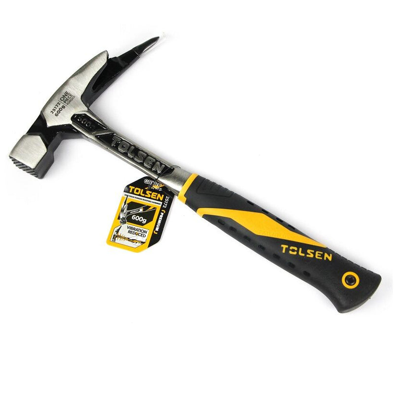 Tolsen 600gr/21oz Professional One Piece Forged Roofing Hammer - Tool Market