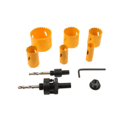 Tolsen 9 Piece 19-57mm Bi-Metal Hole Saw Set 75861 - Tool Market