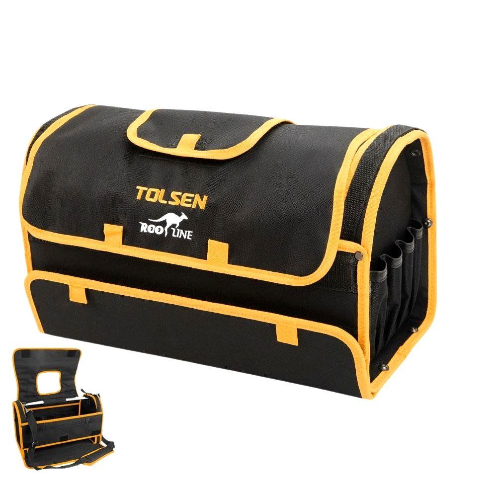 Tolsen Industrial Tool Bag with Closing Flap (17") 80102 - Tool Market