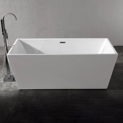 Troya Freestanding Acrylic Minimalist Bathtub 1500mm - Tool Market