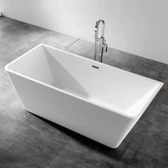 Troya Freestanding Acrylic Minimalist Bathtub 1700mm - Tool Market