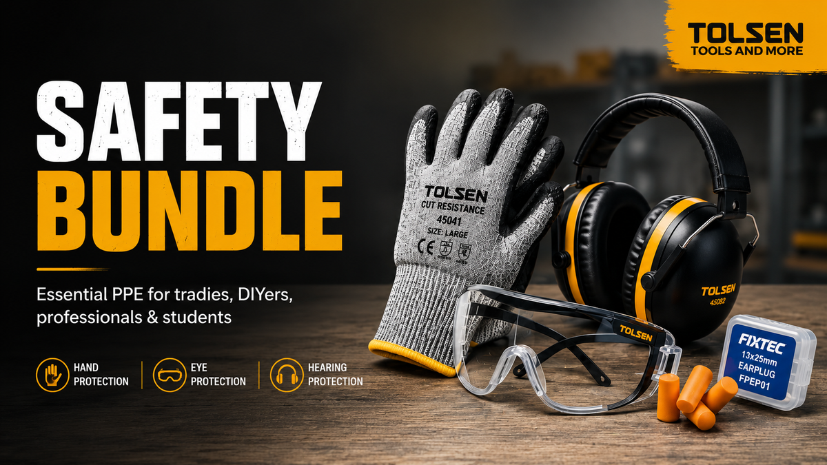 Safety Bundle: Essential Protection for DIYers, Gardeners & Homeowners