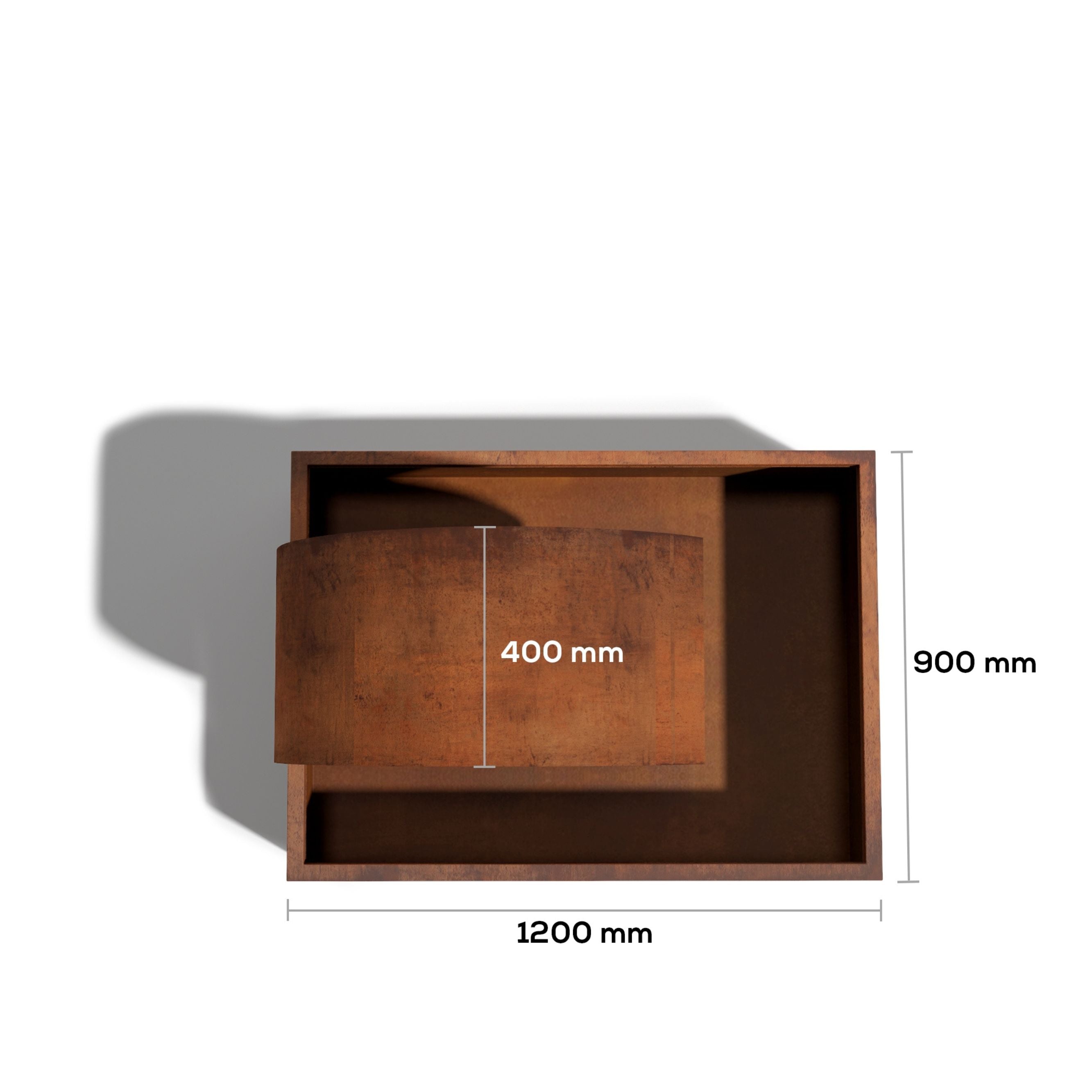 Corten Steel Poseidon Water Fountain