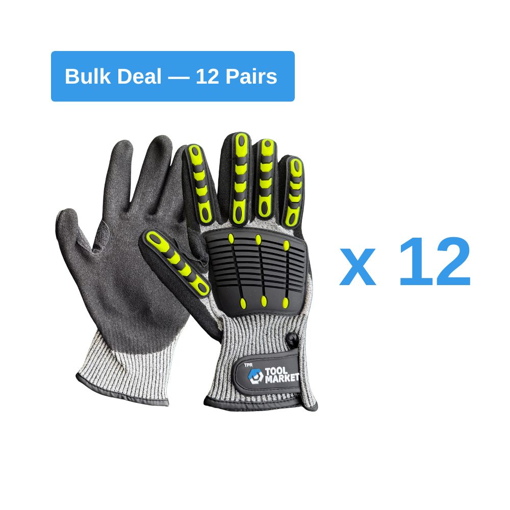 Anti-Impact TPR Cut-Resistant Gloves – Foam Coated for All Conditions