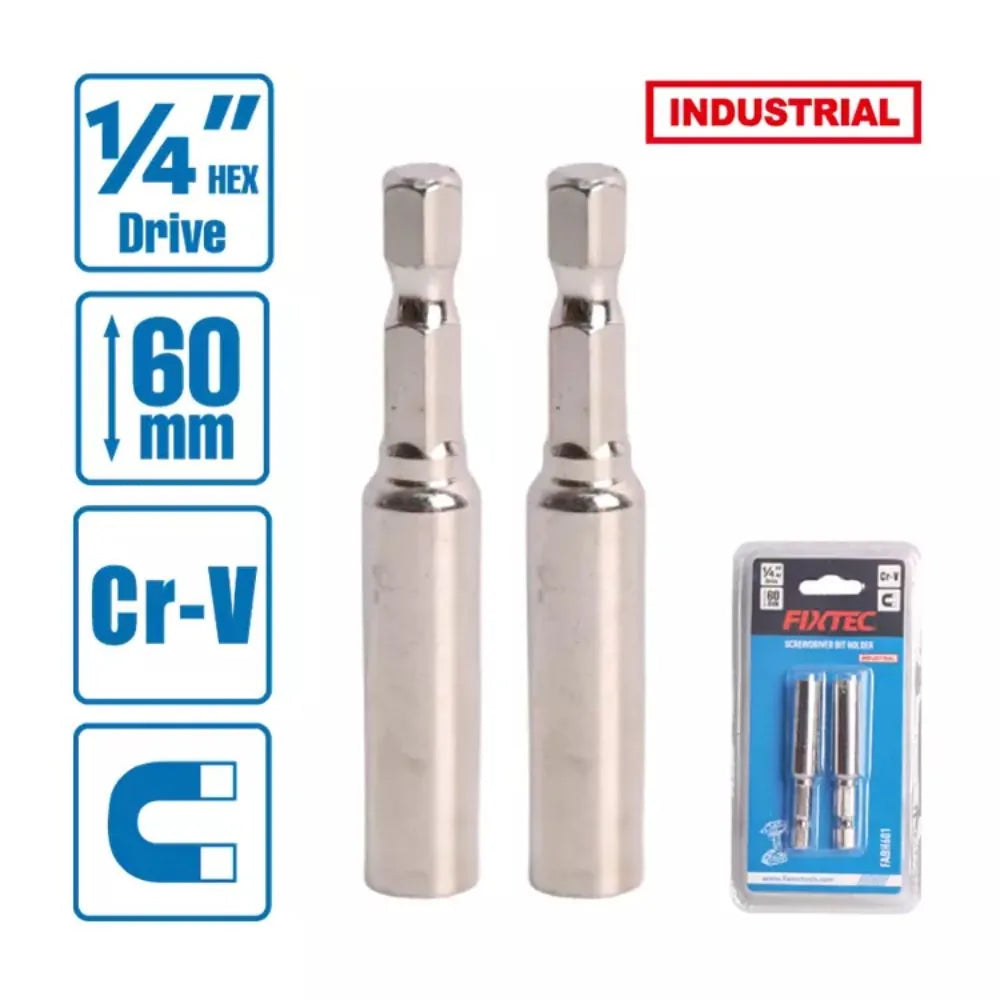 2pc 6 mm Screwdriver Bit Holder - FABH601 - Tool market 