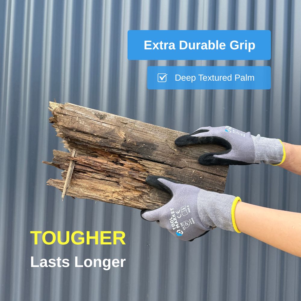 Sandy Nitrile Coated Work Gloves – Nylon Spandex Shell