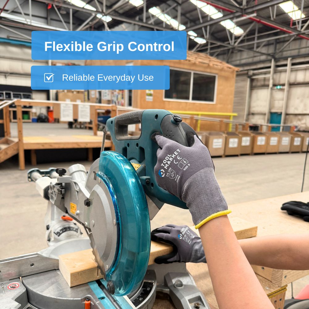 Sandy Nitrile Coated Work Gloves – Nylon Spandex Shell