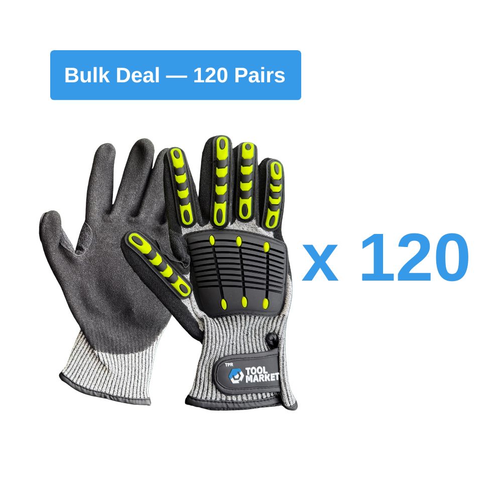 Anti-Impact TPR Cut-Resistant Gloves – Foam Coated for All Conditions