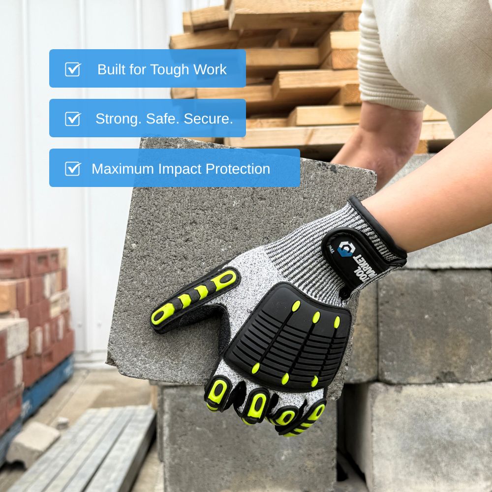 Anti-Impact TPR Cut-Resistant Gloves – Foam Coated for All Conditions