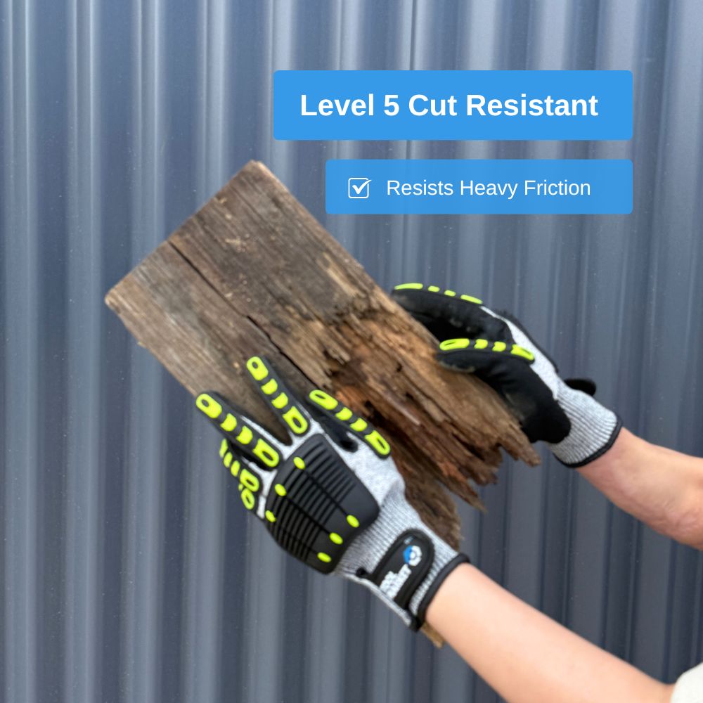 Anti-Impact TPR Cut-Resistant Gloves – Foam Coated for All Conditions